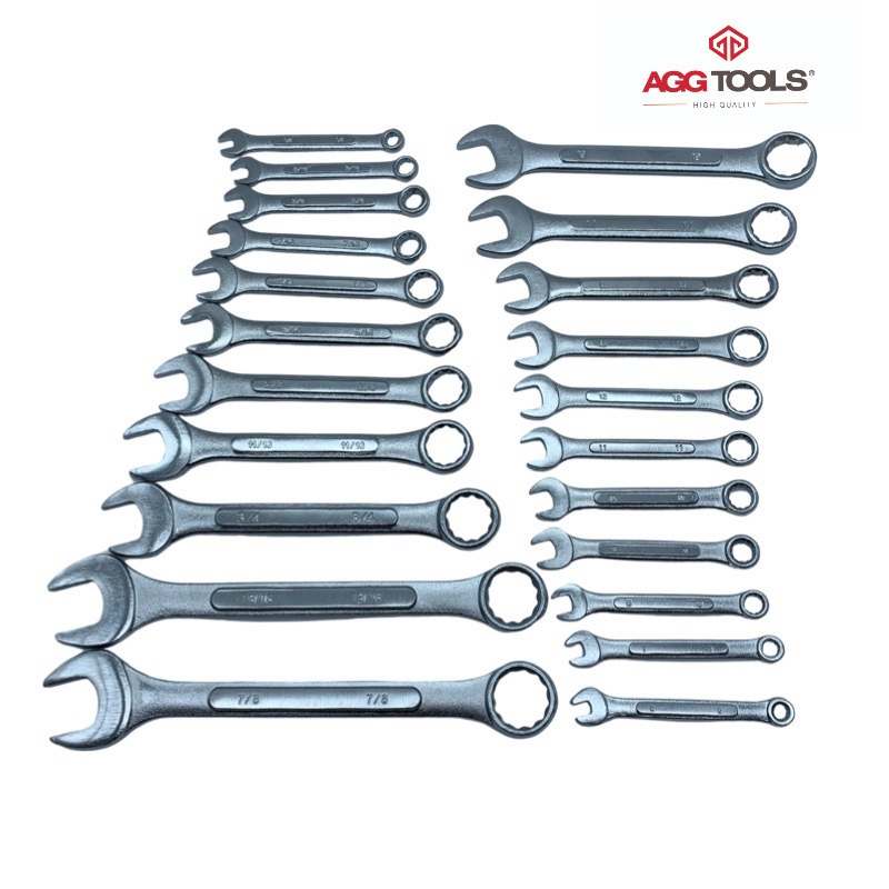 LLAVES COMBINADAS DE 22 PZAS. MIXTA STD. Y MM. EN RACK
