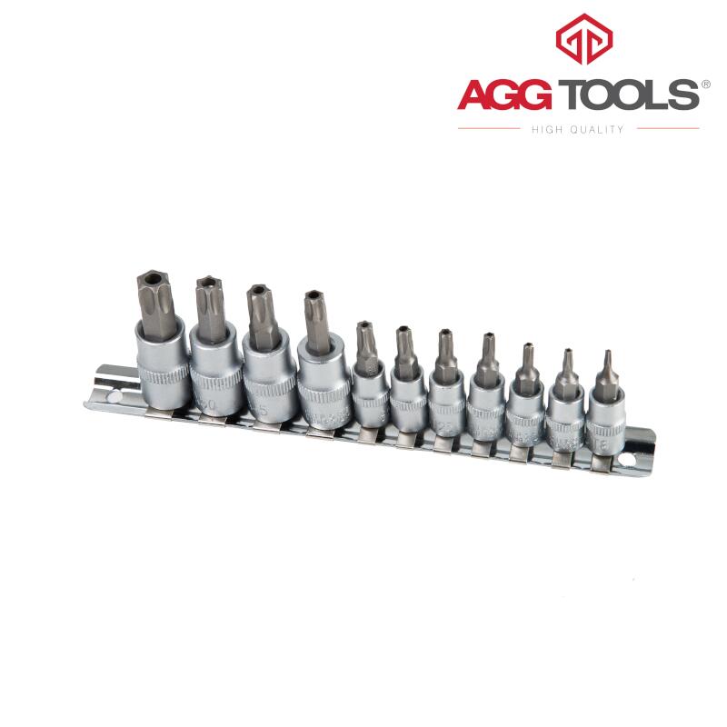 DADOS PUNTA TORX 11PZAS. 1/4